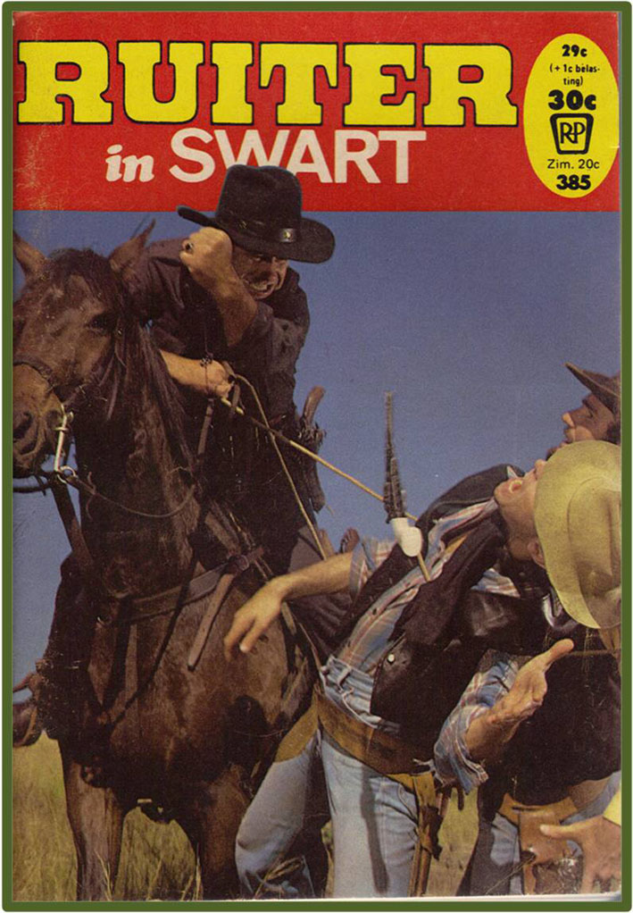Ruiter in Swart